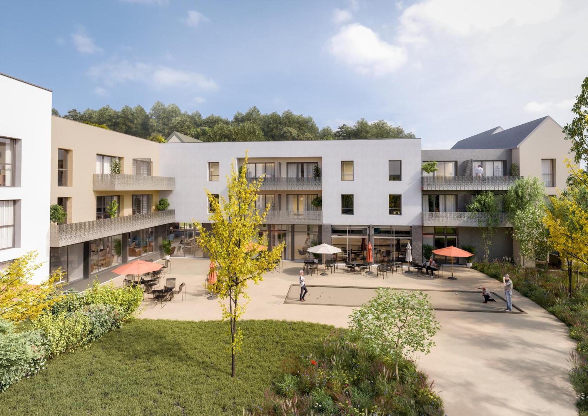 Residence Services Seniors - Domitys Les Jardins D'Ahna Dinan Exterior photo